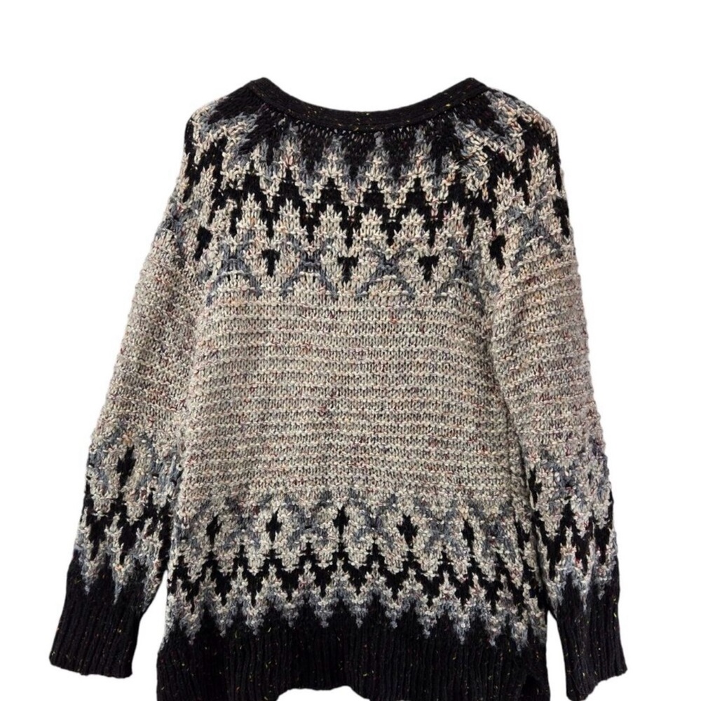 Free People Black and White Knit Sweater - Picture 3 of 9
